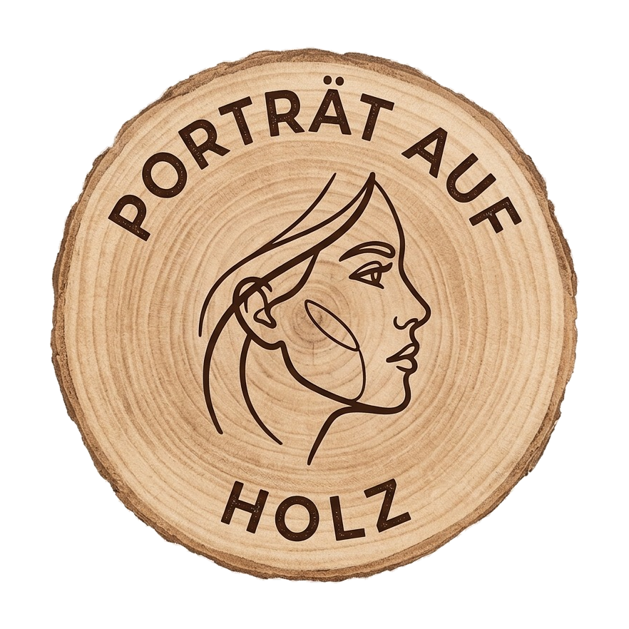 Porträt auf Holz